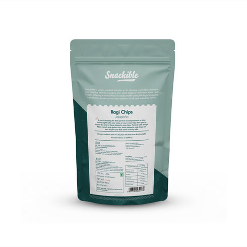 Snackible Jalapeno Ragi Chips